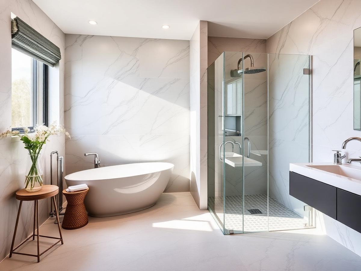 Modern bathroom installation